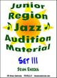 Arkansas Junior All Region Jazz Tryout Materials Set III Jazz Ensemble sheet music cover